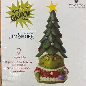 Grinch Gnome Light Up (Jim Shore)